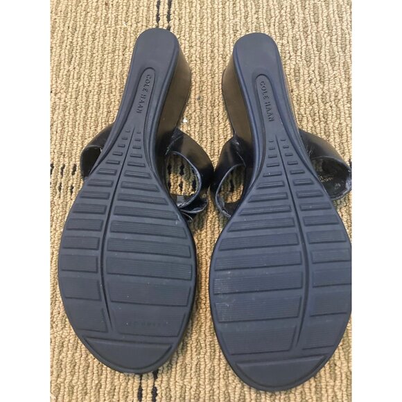 Cole Haan Black Tali Bow Sandals Size 8 - Picture 4 of 7